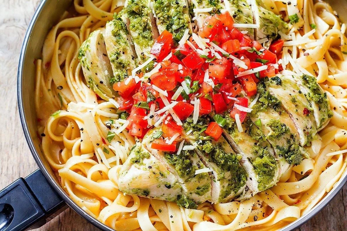 pesto-pasta-with-chicken-recipe