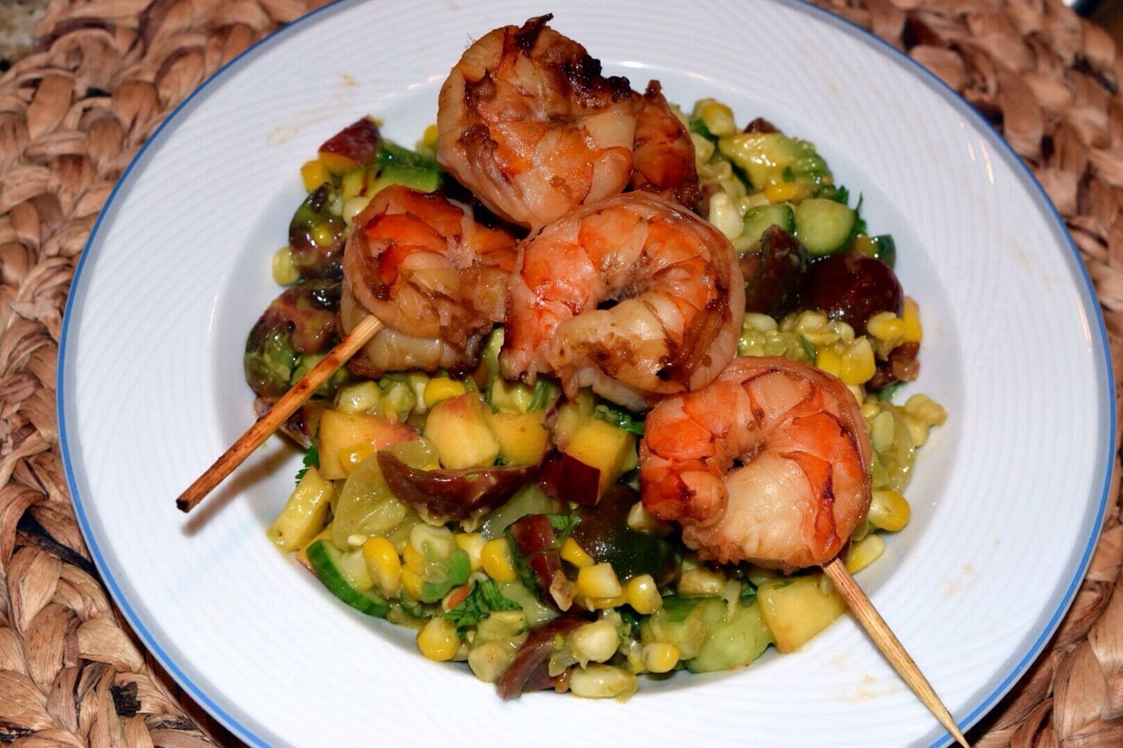grilled-bbq-shrimp-with-citrus-corn-salad-recipe