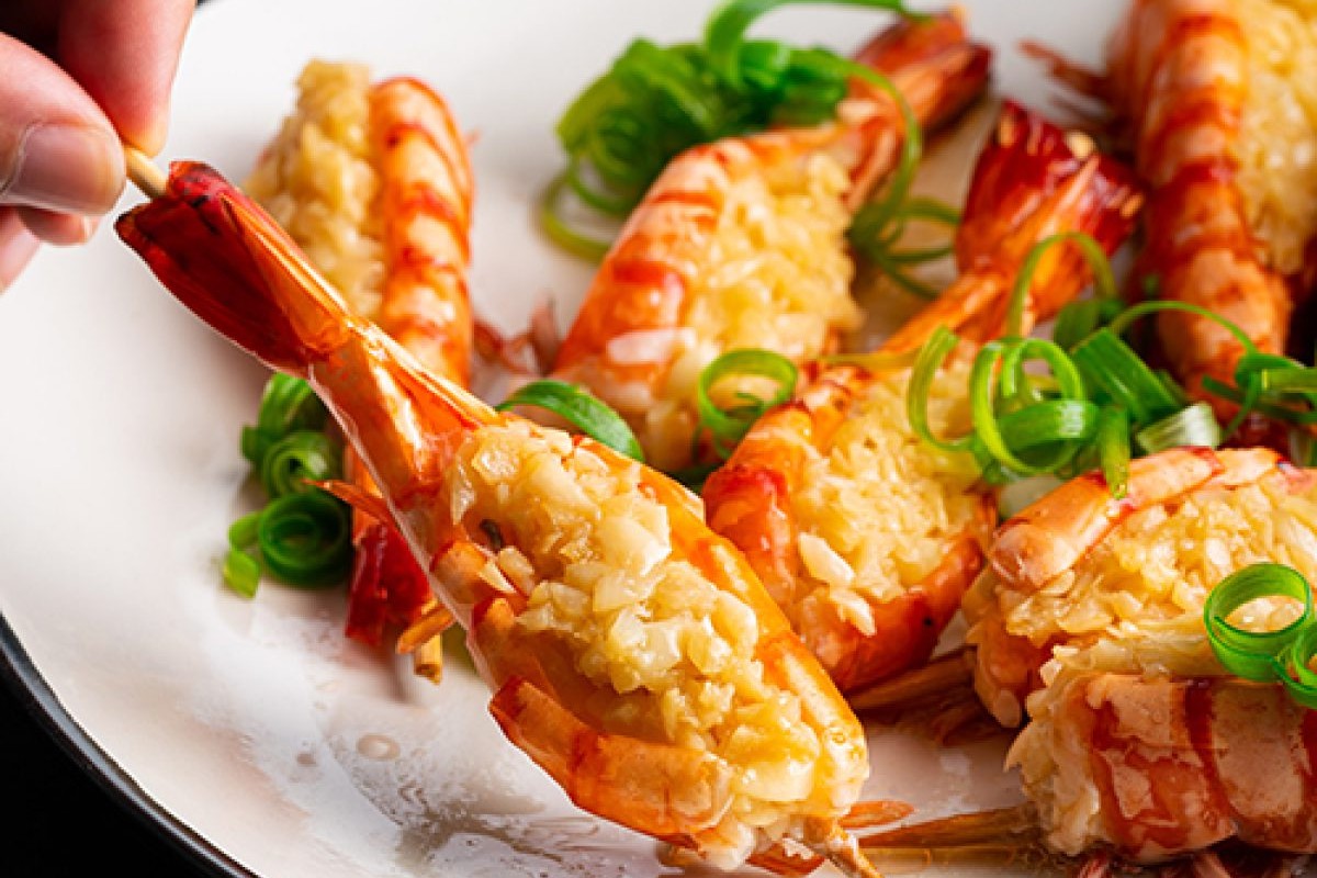 steamed-garlic-prawns-recipe